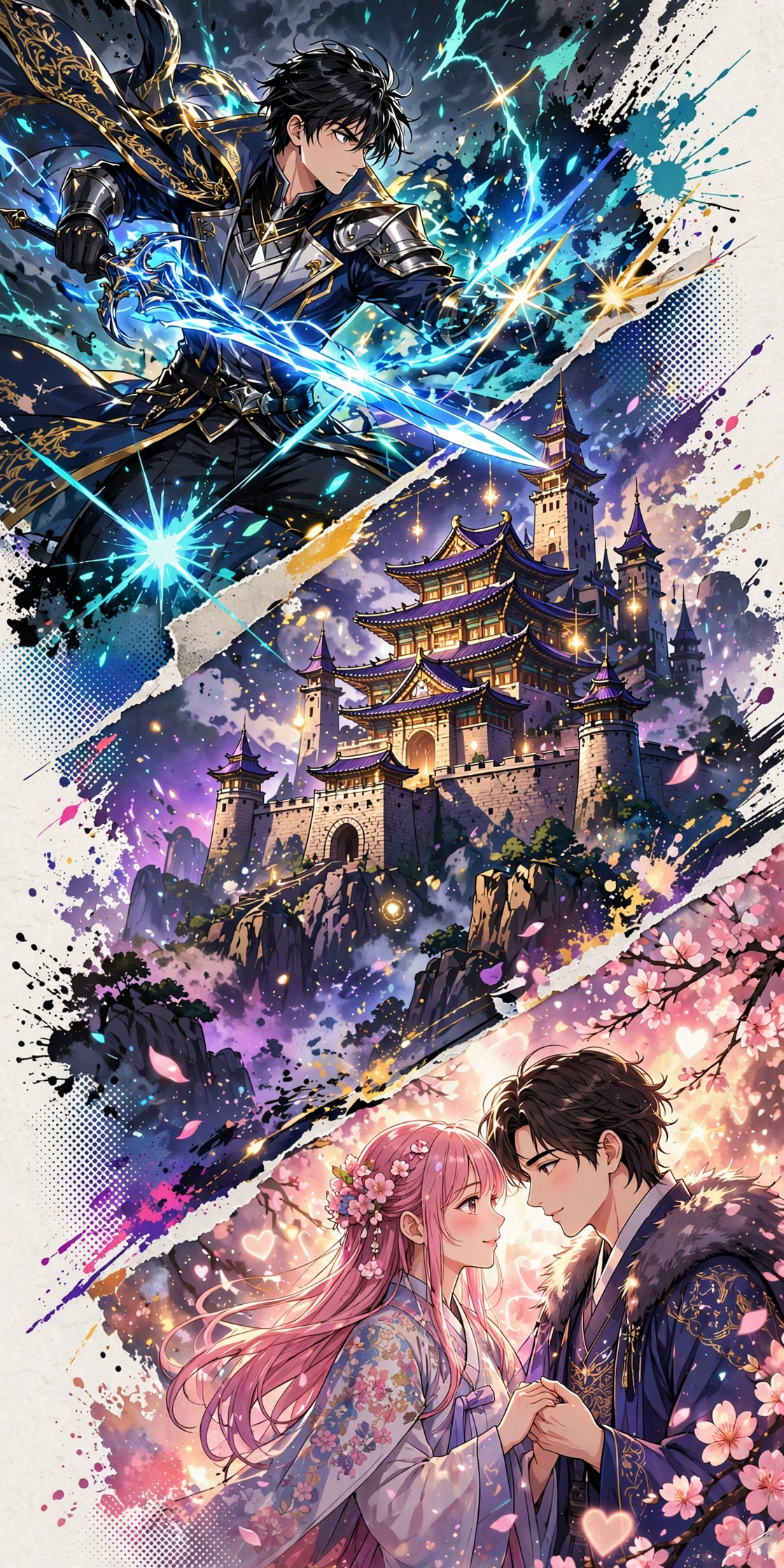 Iconic best manhwa covers collage