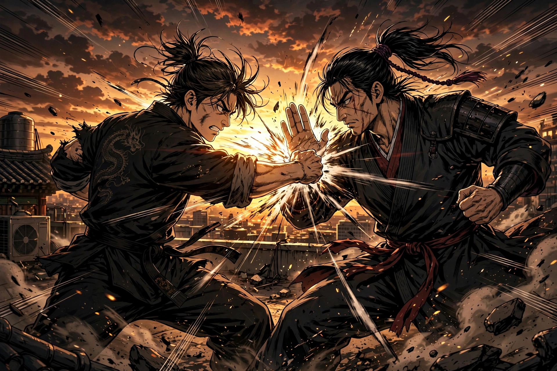 The Breaker manhwa illustration